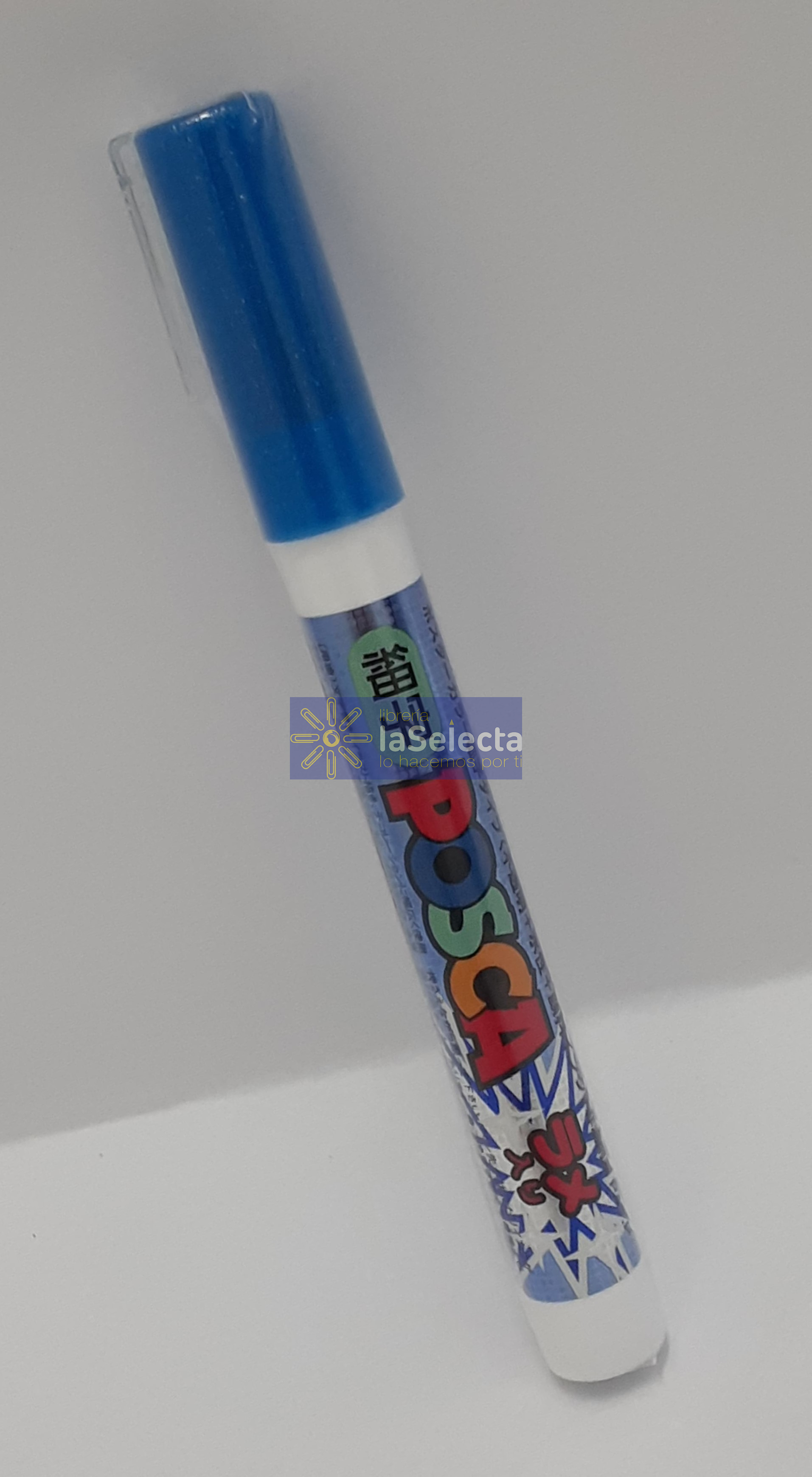 MARCADOR ACRILICO 3M AZUL GLITTER POSCA IMPORTADO